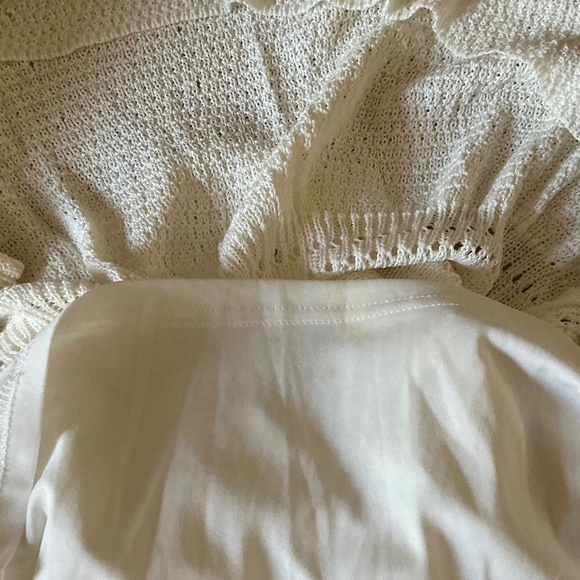 LULUS Palm Springs Sweetie White Knit Sleeveless Mini Dress ~ XS - Picture 3 of 4